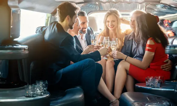 Limousine prepared for a special event